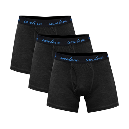 Men's 100% Merino Wool Boxer Brief Underwear