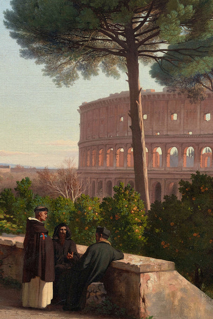 À L'OMBRE DE ROME, CADRE VINTAGE BRONZE