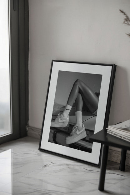 BLACK & WHITE BLISS, Oeuvre sur toile étirée