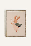 LAPIN MAGIQUE, CADRE VINTAGE ARGENT