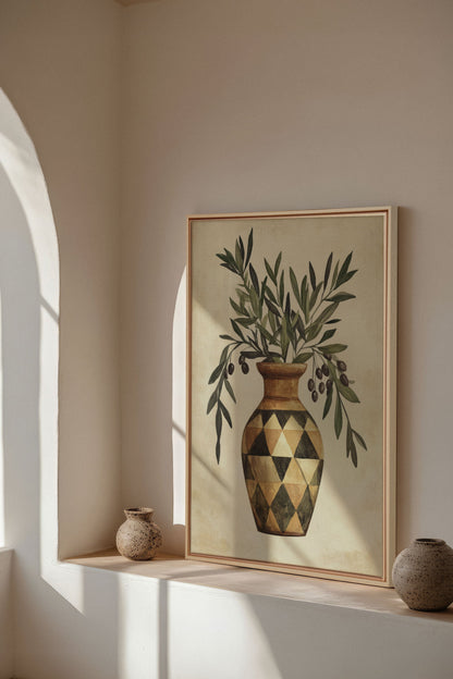 PROVENCE GRACE, Oeuvre sur toile étirée