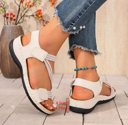 Women's Cloth Platform Beach Sandals