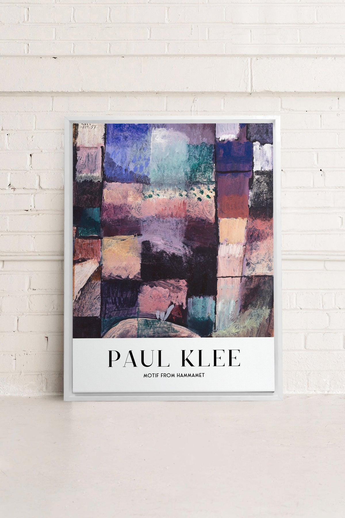 PAUL KLEE I, Oeuvre sur toile étirée