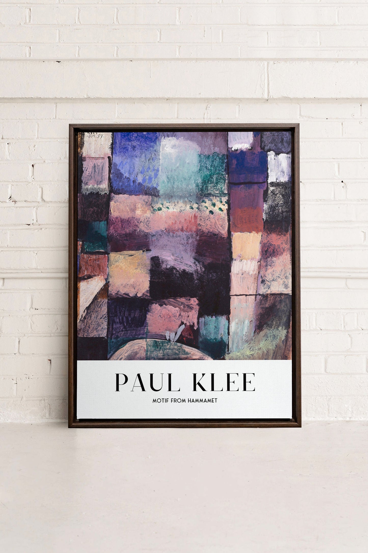 PAUL KLEE I, Oeuvre sur toile étirée