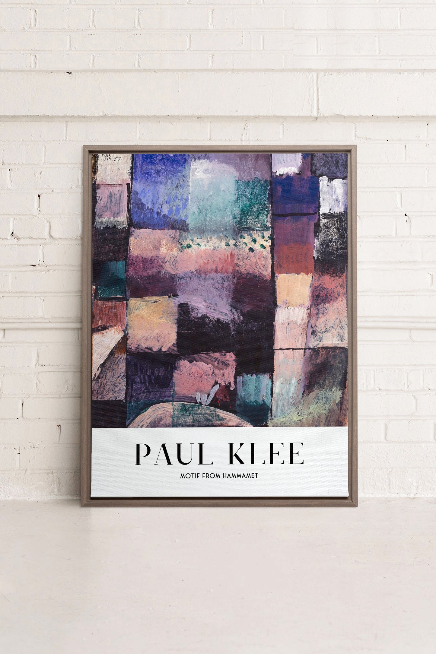 PAUL KLEE I, Oeuvre sur toile étirée