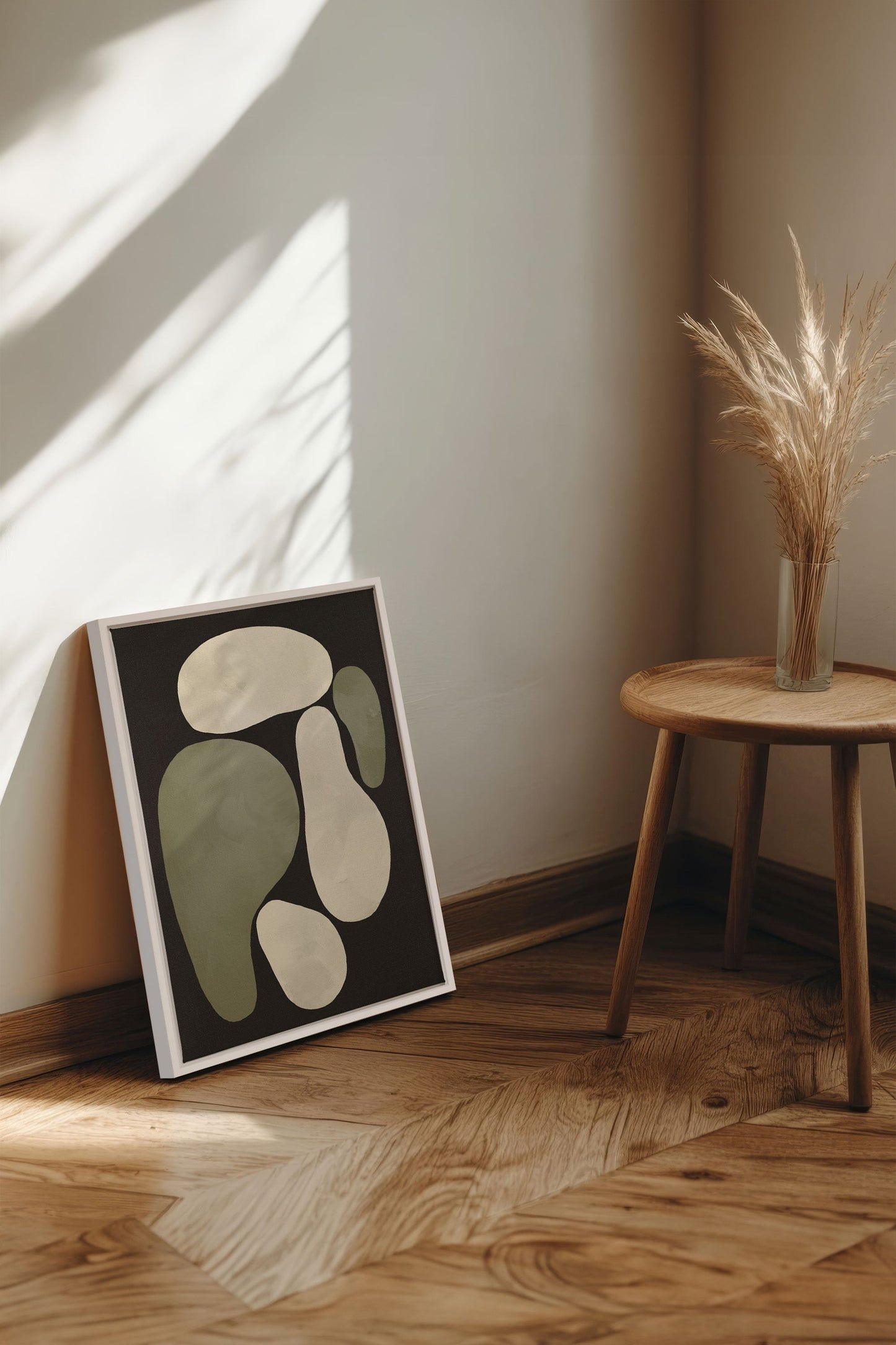 ROCHES, Oeuvre sur toile étirée