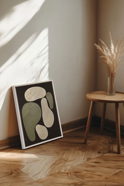 ROCHES, Oeuvre sur toile étirée
