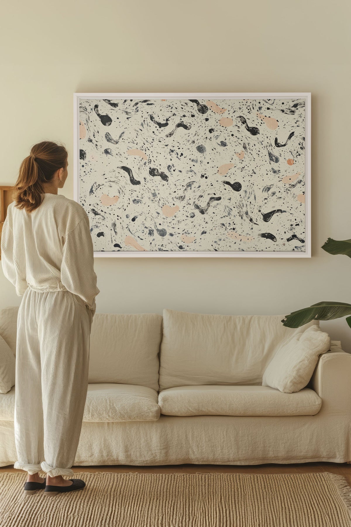ABSTRACT SPARKS, Oeuvre sur toile étirée