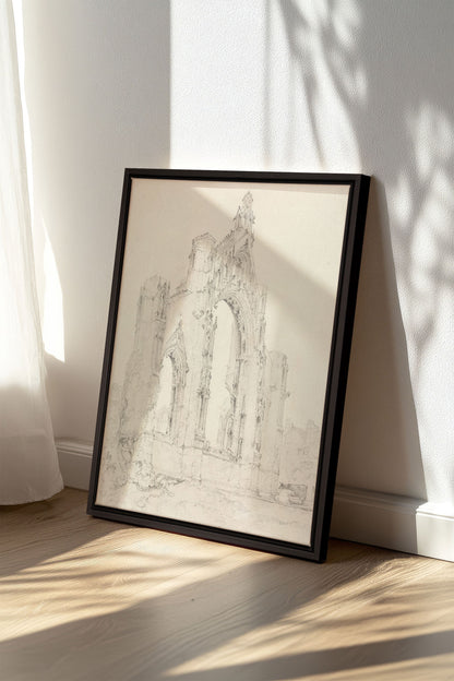 SACRED REMAINS, Oeuvre sur toile étirée