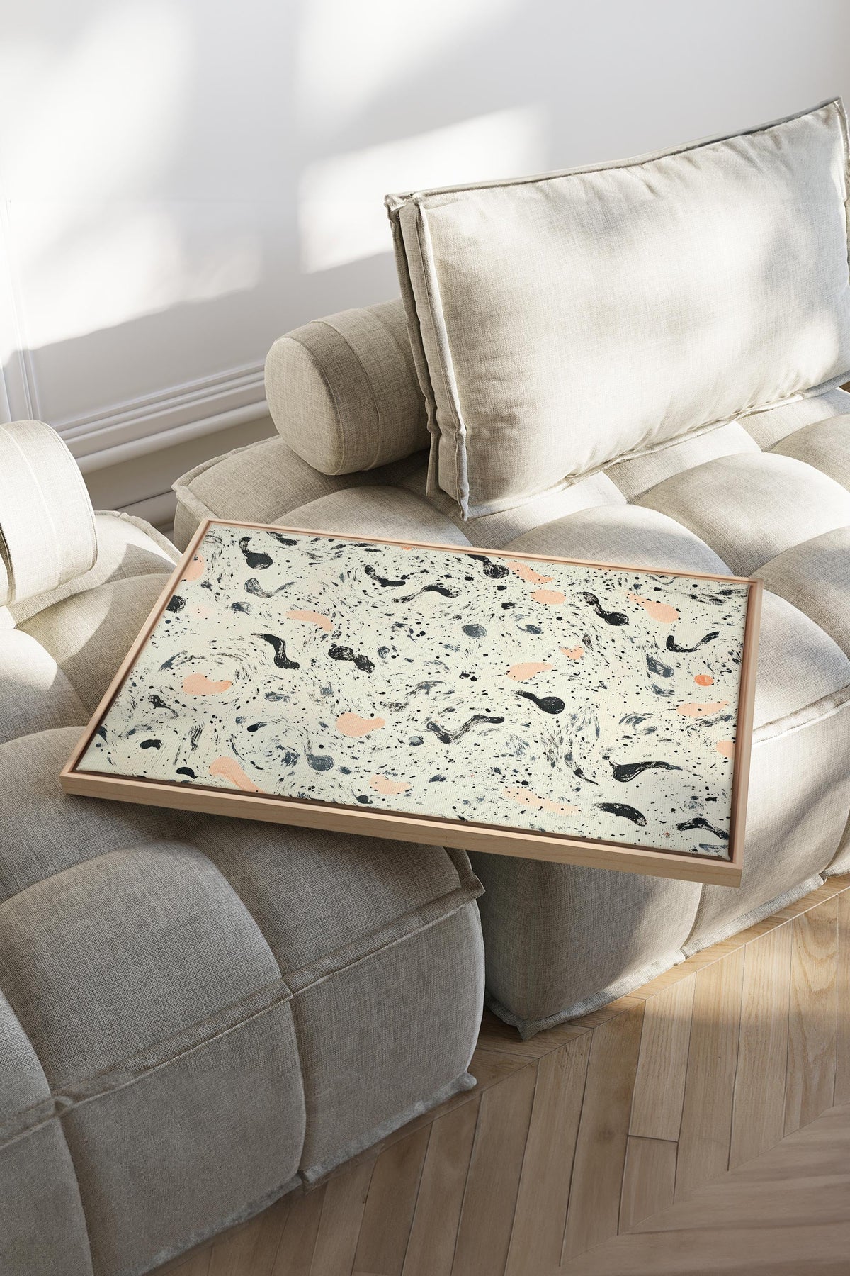 ABSTRACT SPARKS, Oeuvre sur toile étirée