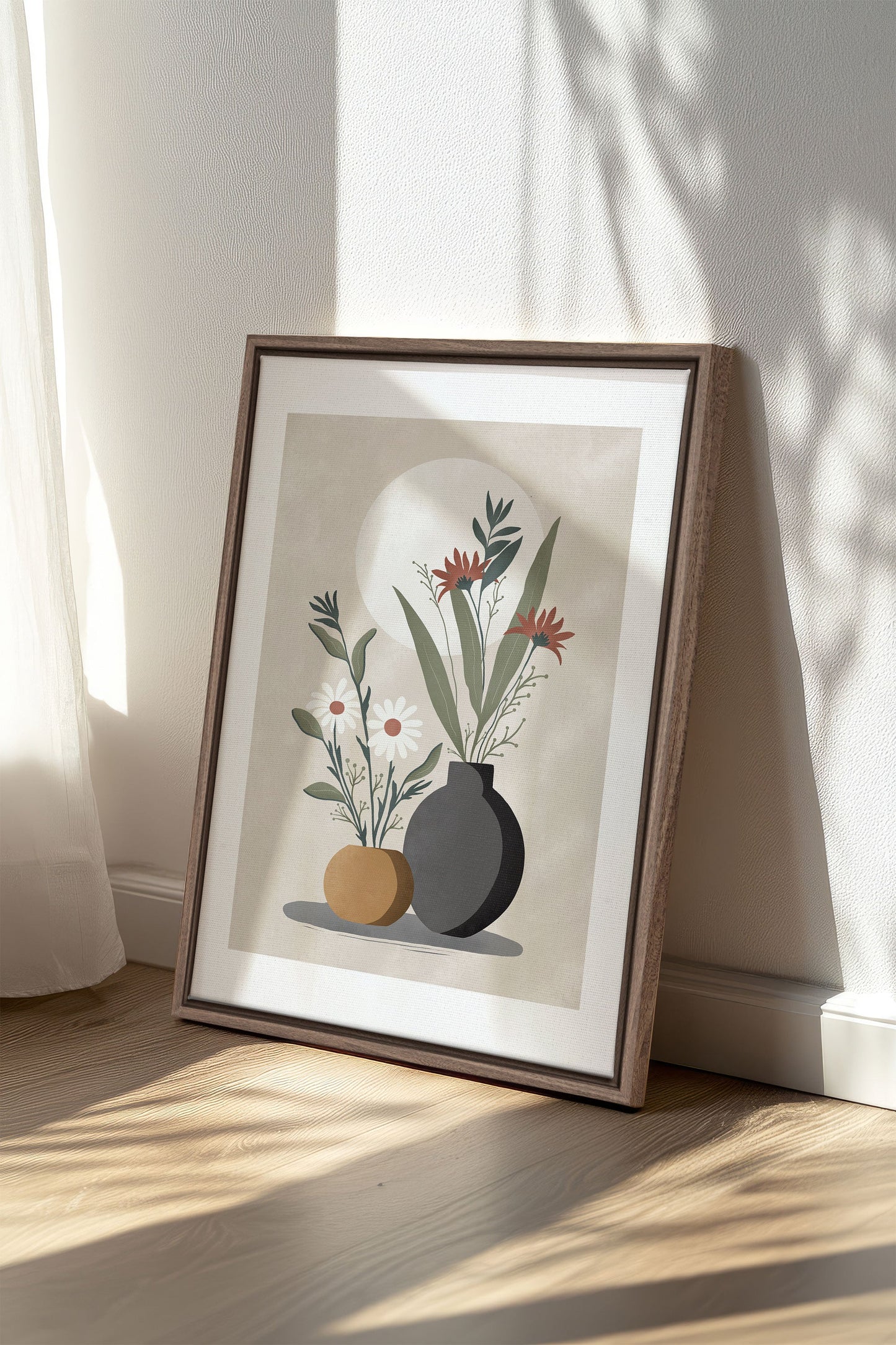 SUNLIT BLOOMS, Oeuvre sur toile étirée