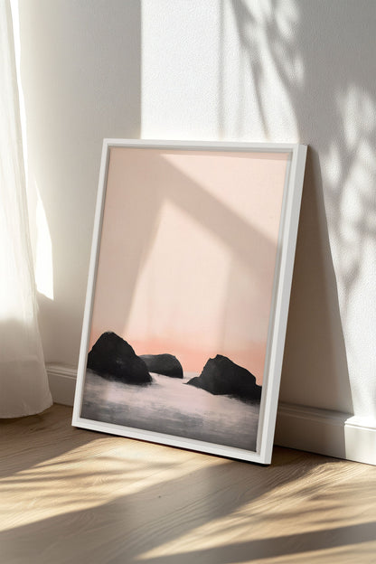TWILIGHT GLOW, Oeuvre sur toile étirée