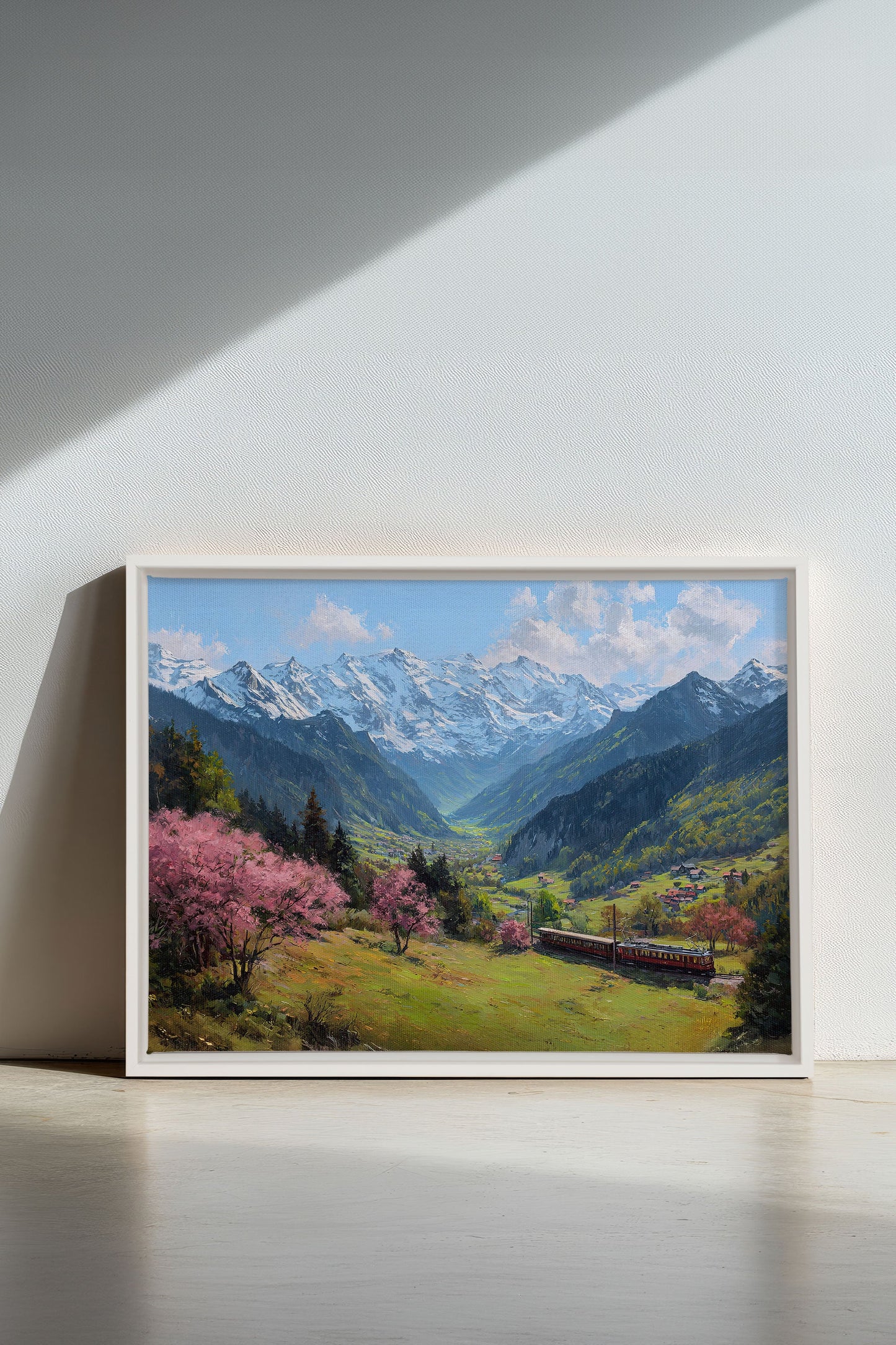 ALPINE JOURNEY, Oeuvre sur toile étirée