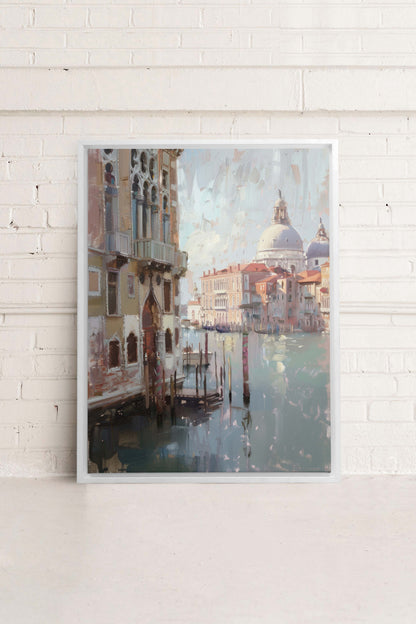 VENICE IN HUES, Oeuvre sur toile étirée