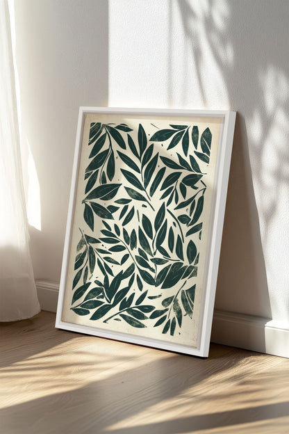 HERITAGE GREENERY, Oeuvre sur toile étirée