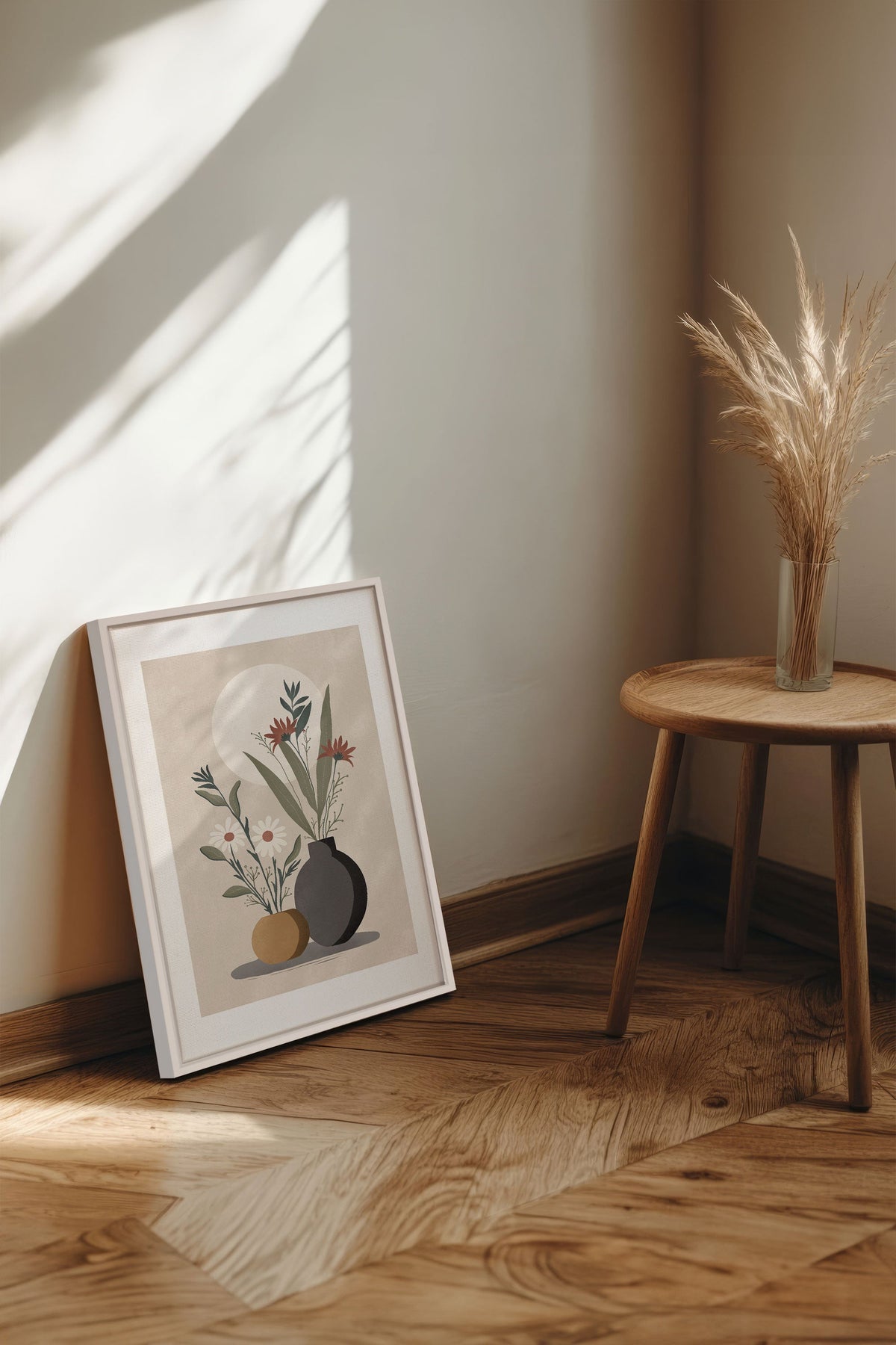 SUNLIT BLOOMS, Oeuvre sur toile étirée