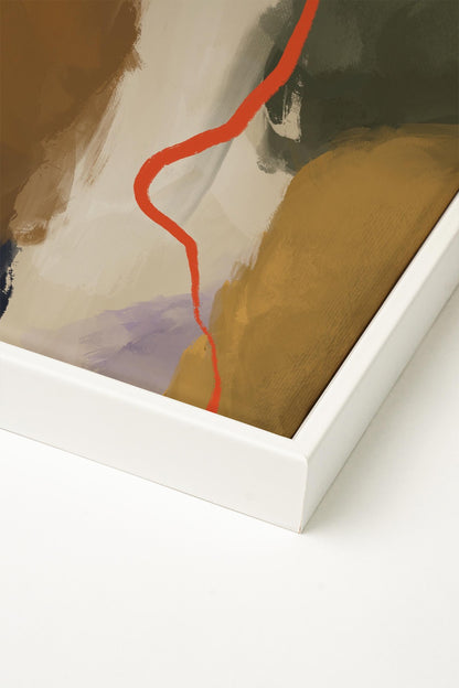 CREVASSE, Oeuvre sur toile étirée
