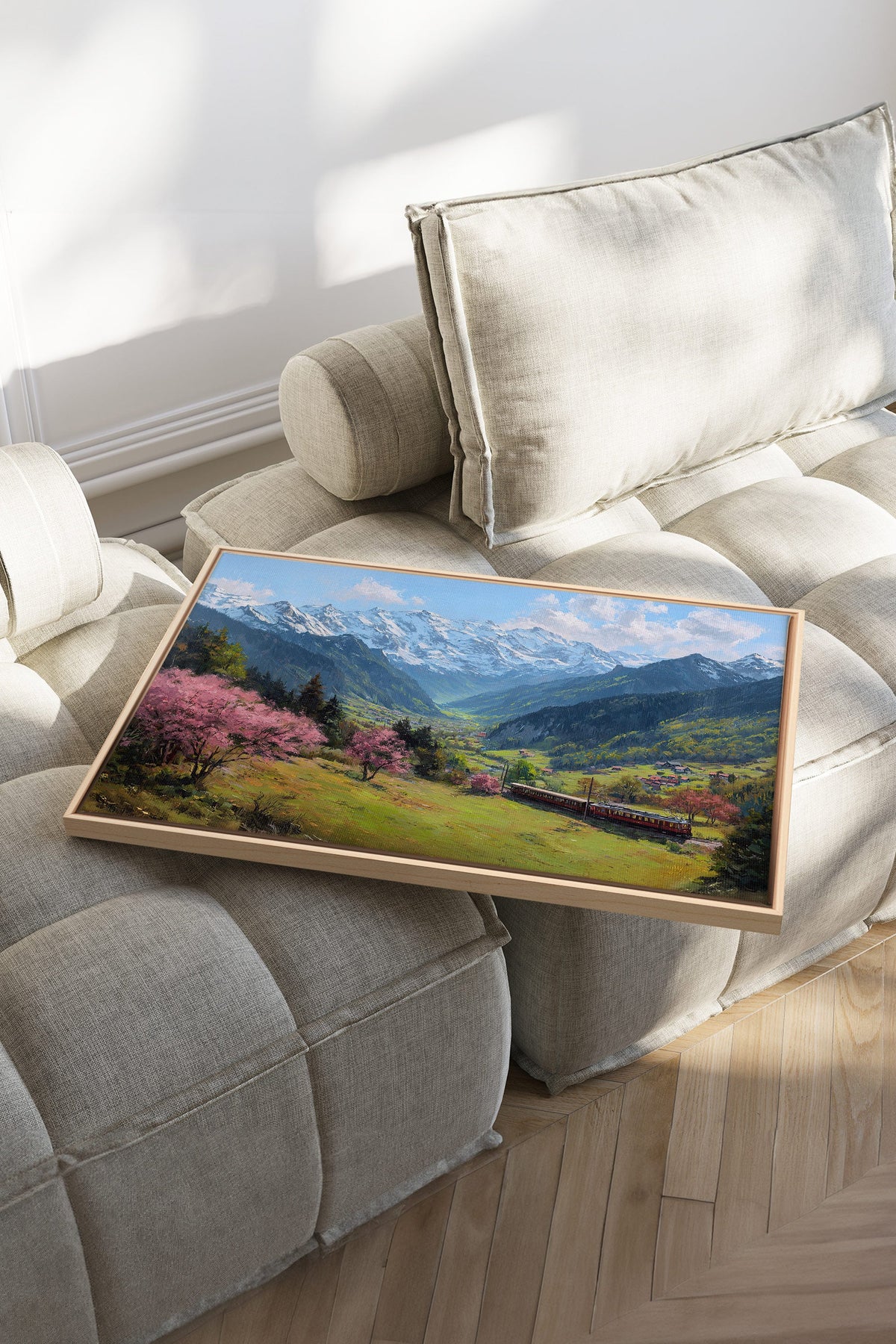 ALPINE JOURNEY, Oeuvre sur toile étirée