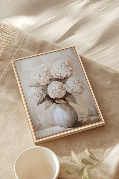 IVORY BLOOMS, Oeuvre sur toile étirée