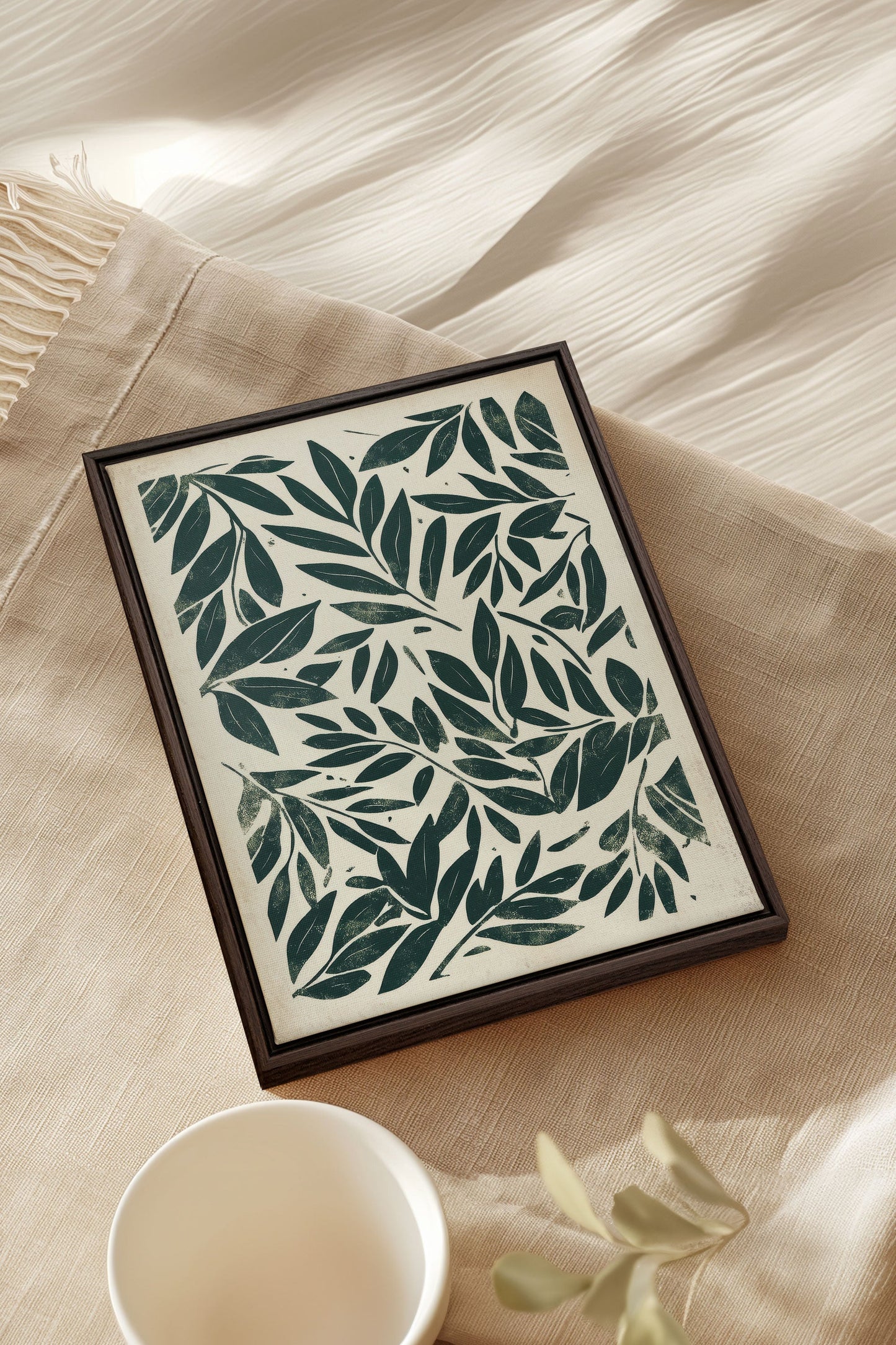 HERITAGE GREENERY, Oeuvre sur toile étirée