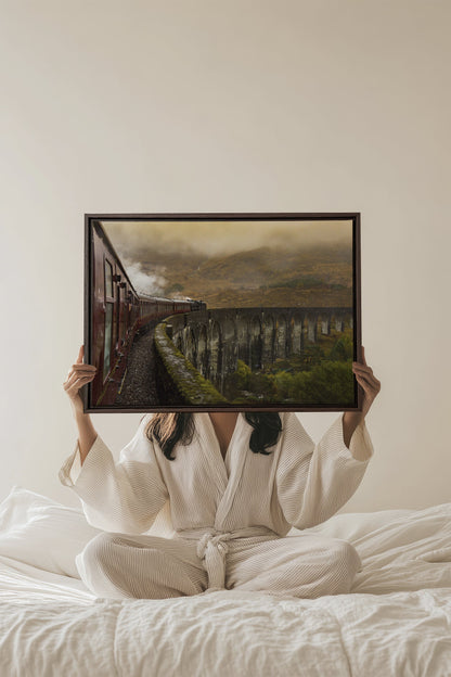 ROUTE DU MYSTÈRE, Oeuvre sur toile étirée