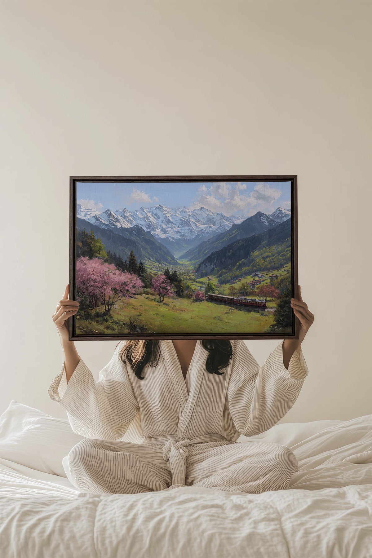ALPINE JOURNEY, Oeuvre sur toile étirée