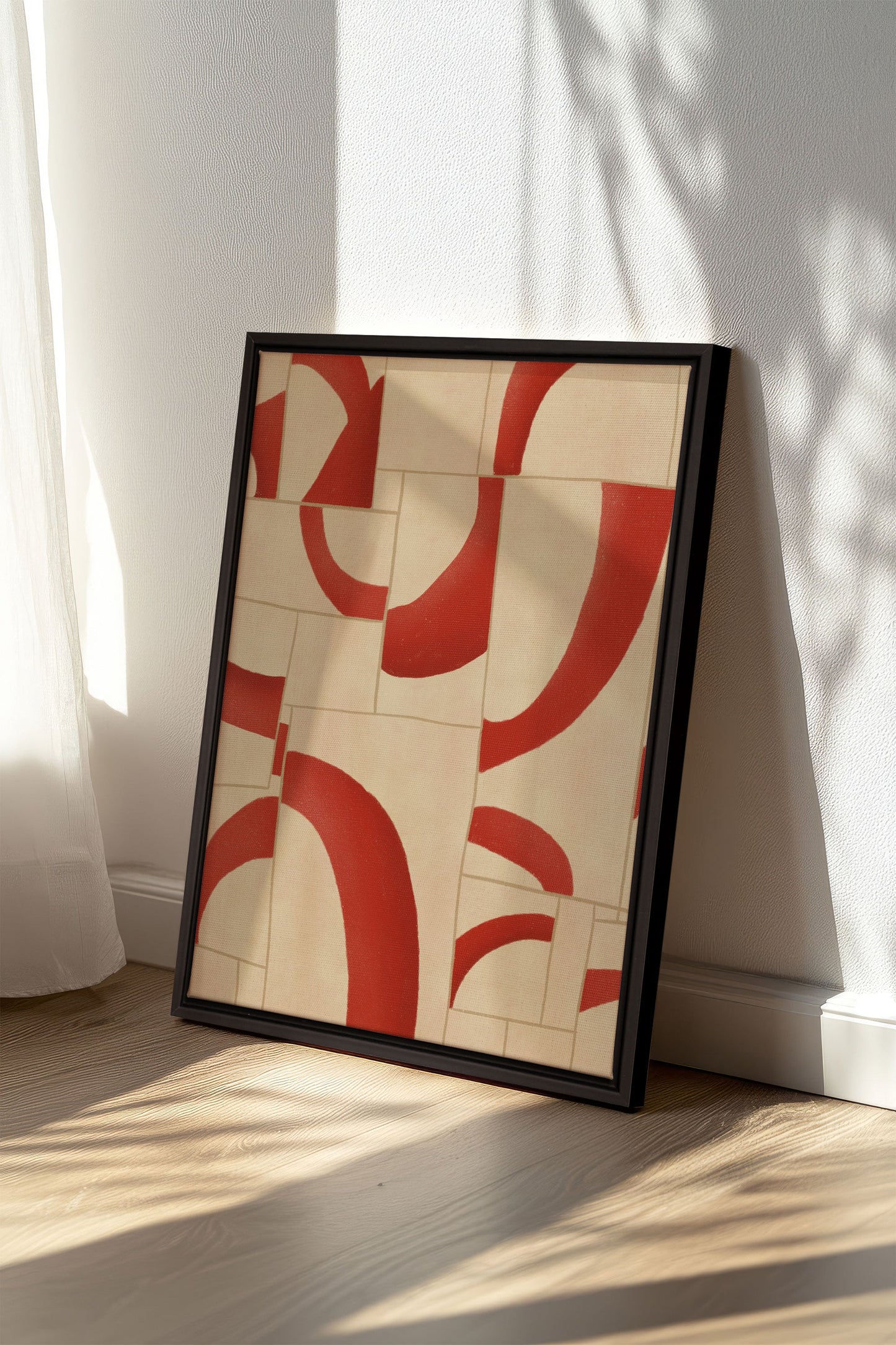 RED MOSAIC, Oeuvre sur toile étirée