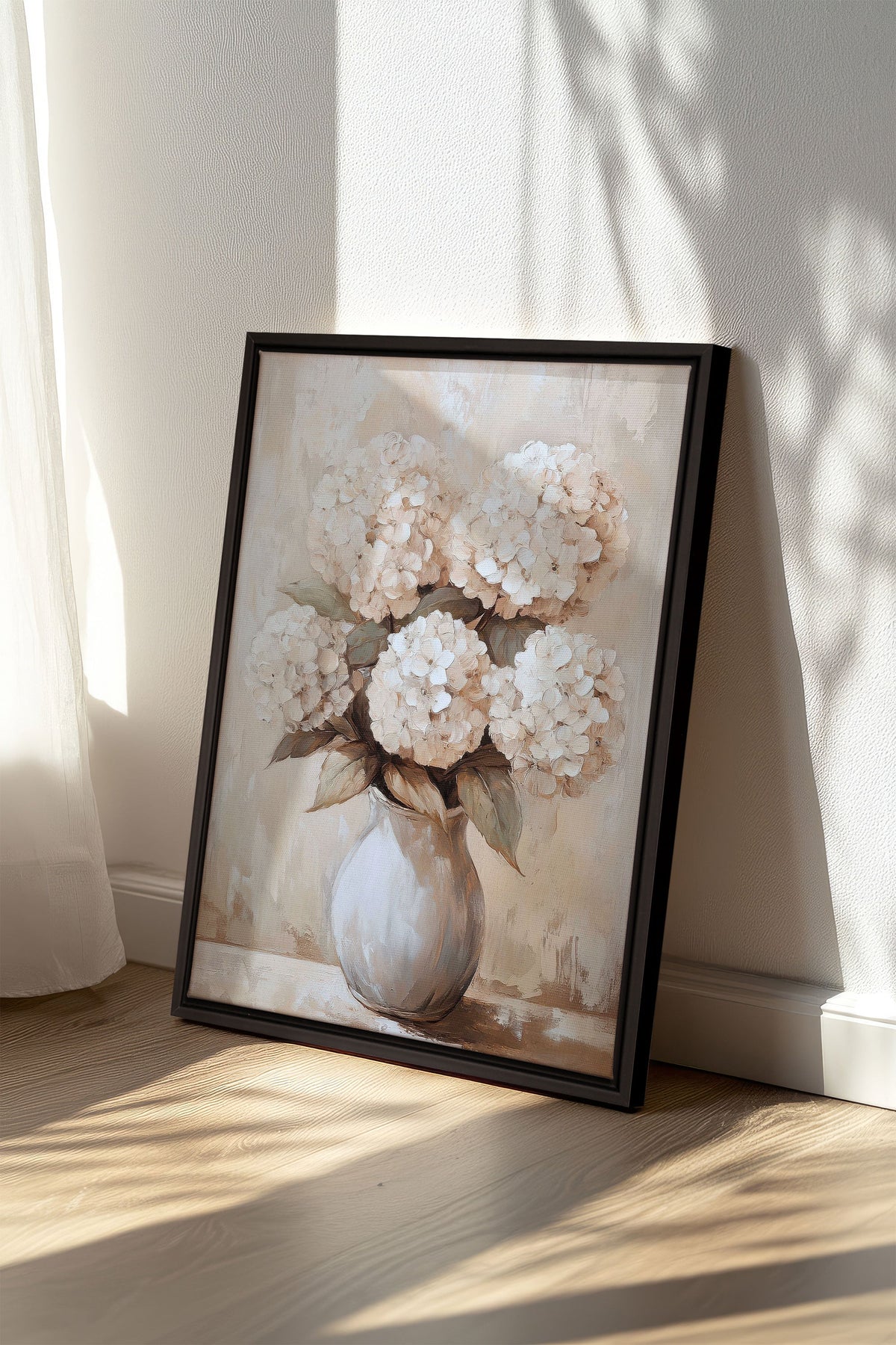 IVORY BLOOMS, Oeuvre sur toile étirée