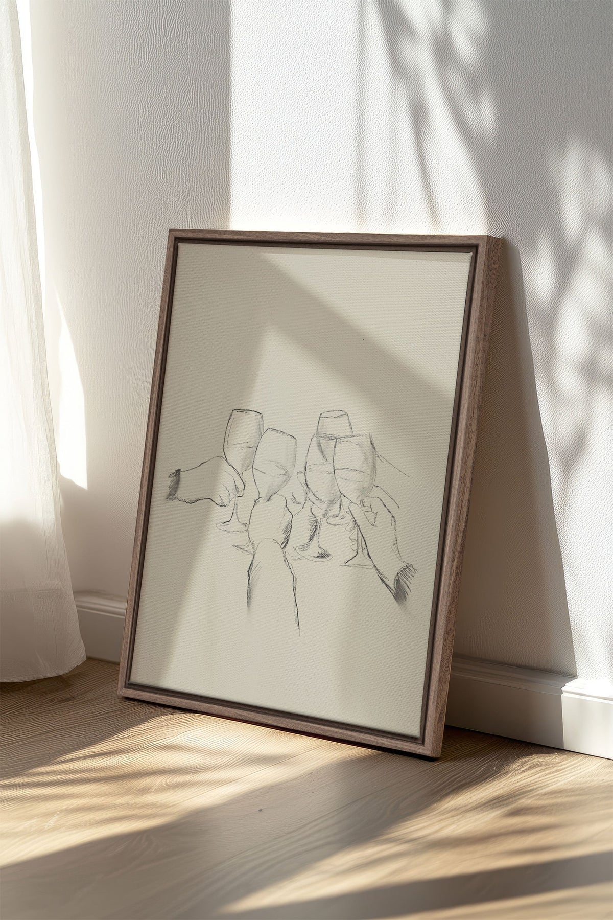SANTÉ!, Oeuvre sur toile étirée