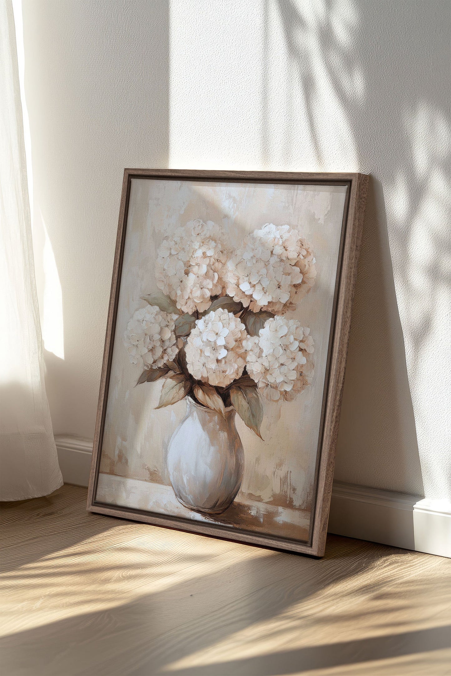 IVORY BLOOMS, Oeuvre sur toile étirée