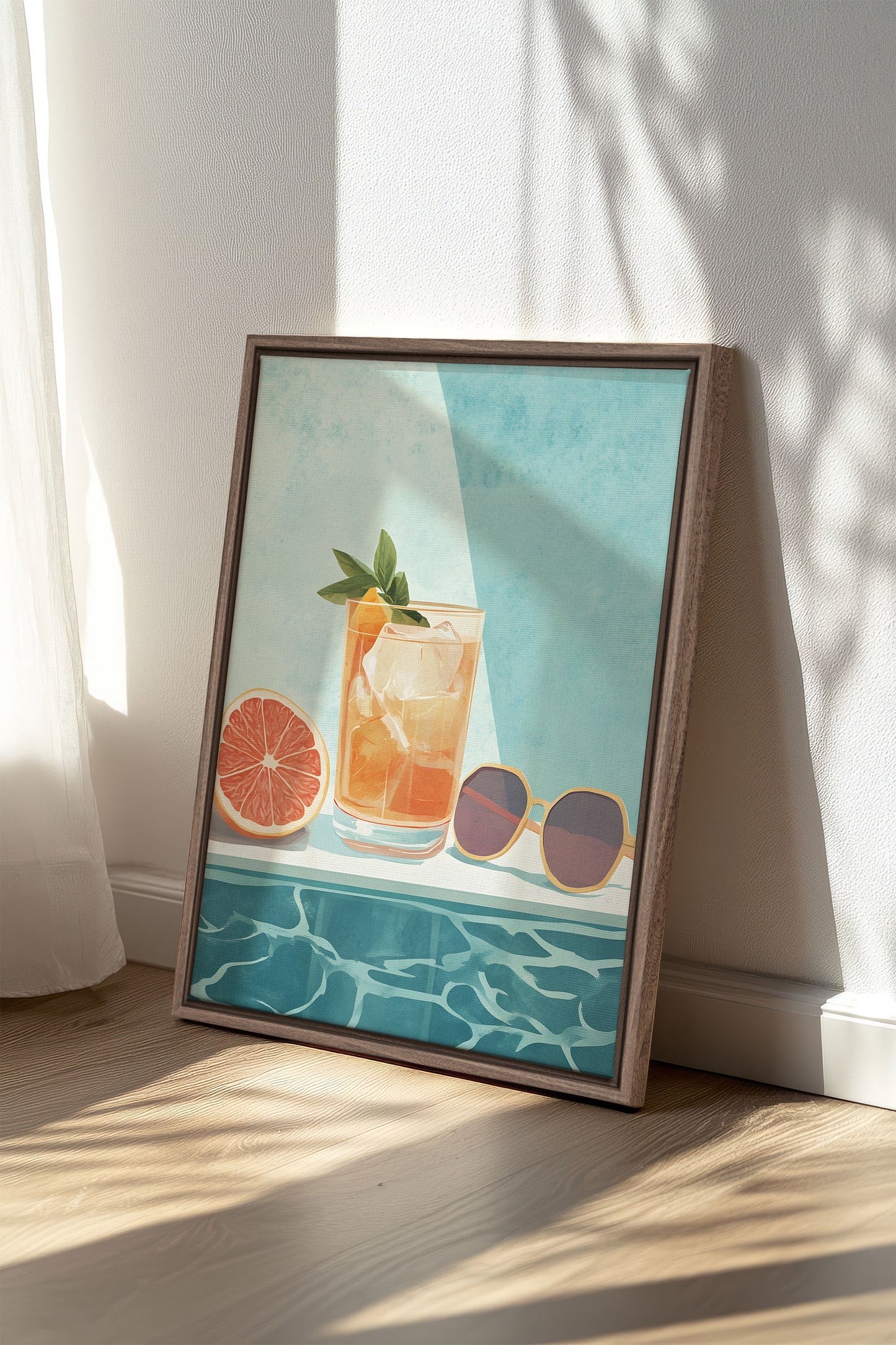 APÉRO D'ÉTÉ, Oeuvre sur toile étirée