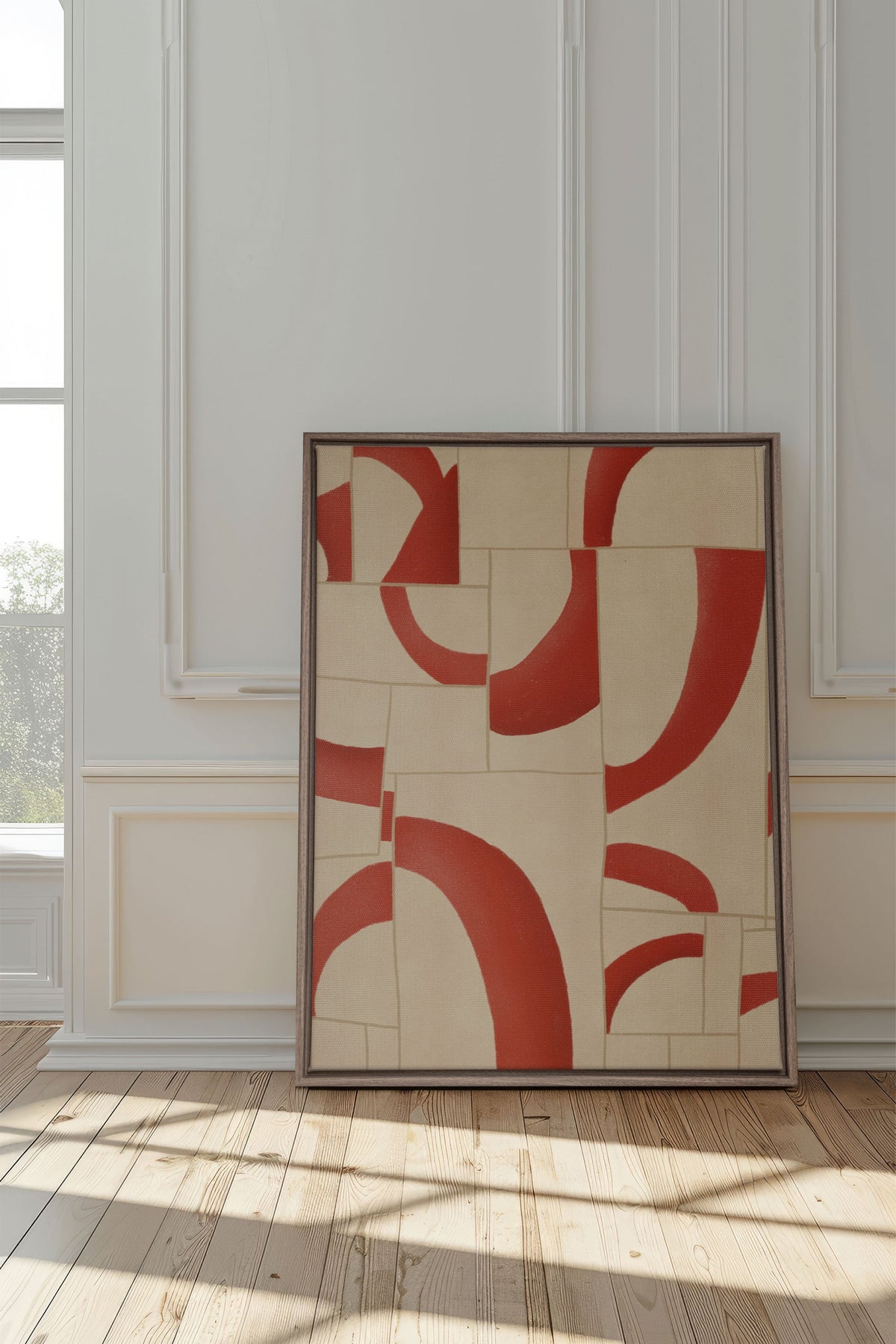 RED MOSAIC, Oeuvre sur toile étirée