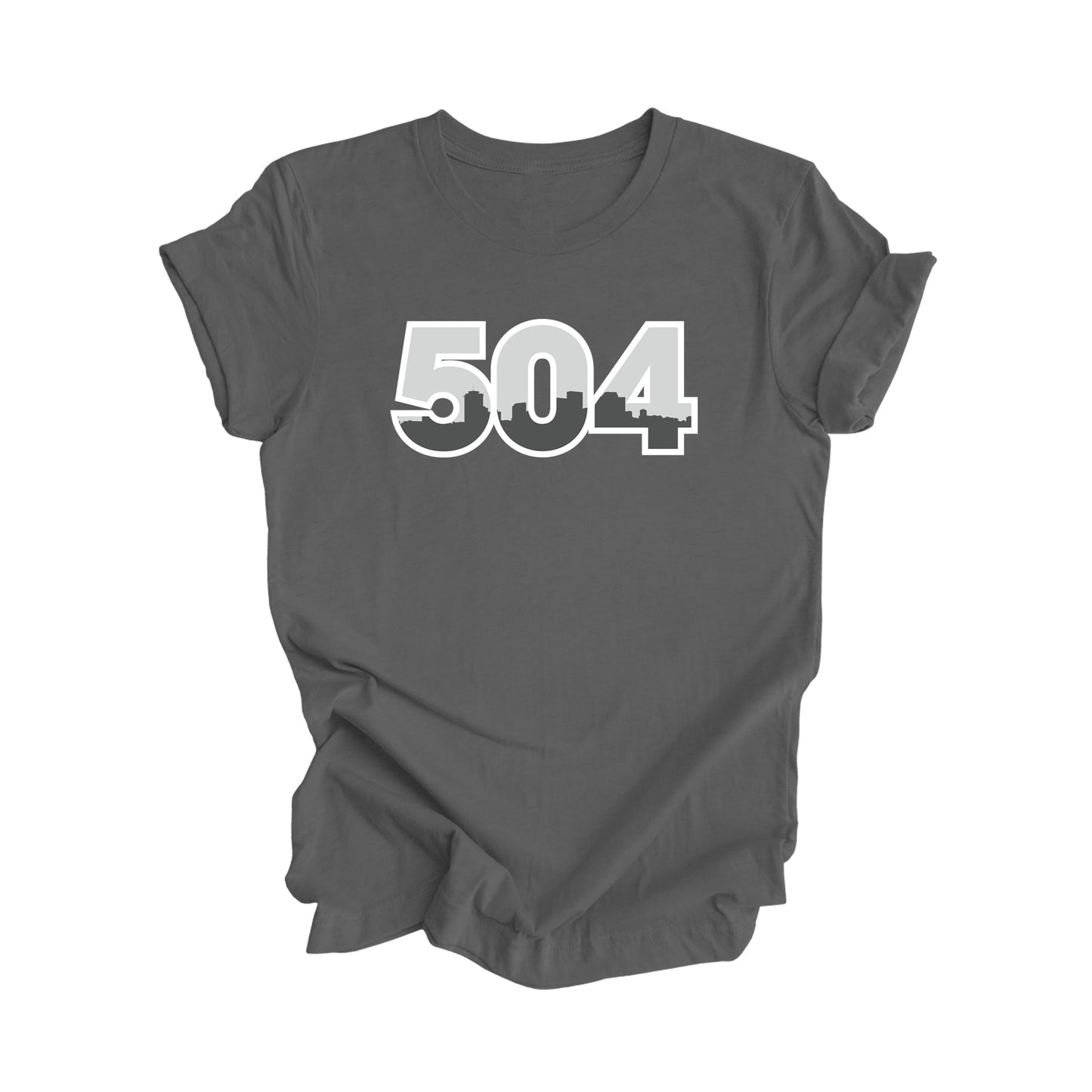 504 New Orleans Louisiana USA Area Code City Skyline Gift - Unisex T-Shirt - Inspired X