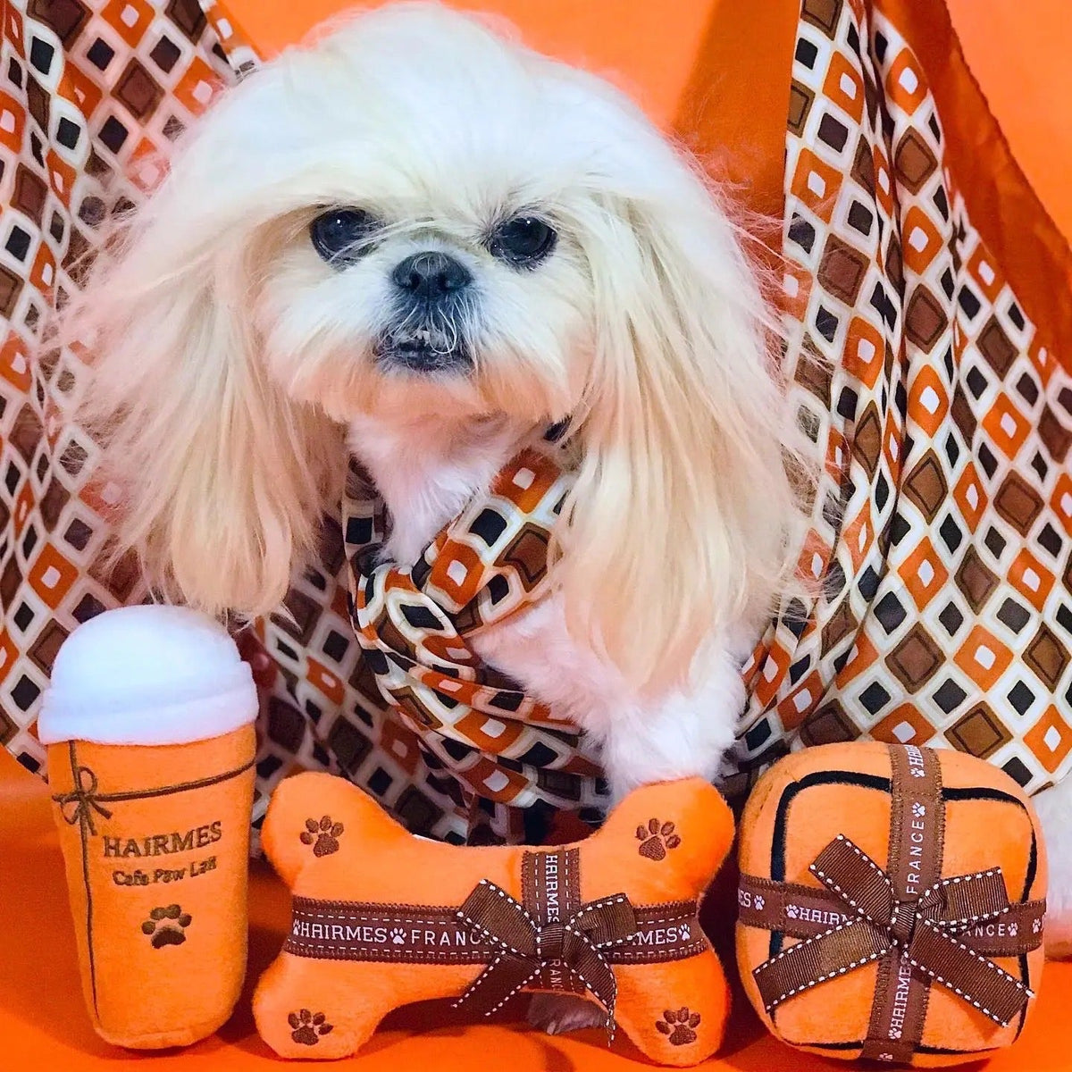 Hairmes Dog Toy Collection | Luxury Novelty Dog Toys