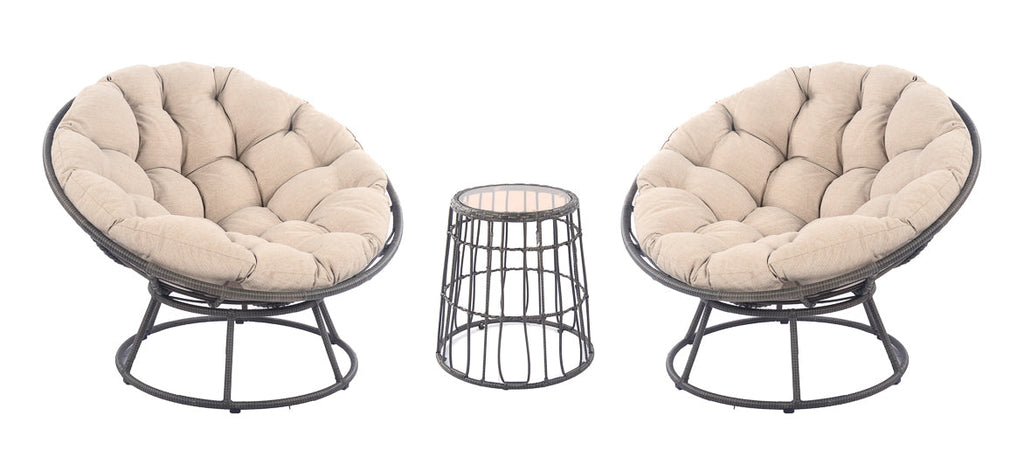 Blakeley 3-Piece Wicker Outdoor Bistro Set