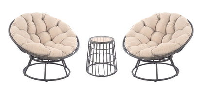 Blakeley 3-Piece Wicker Outdoor Bistro Set