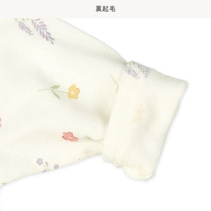 西松屋 ELFINDOLL 裏起毛フェミニン花柄長袖プレオール 正規品