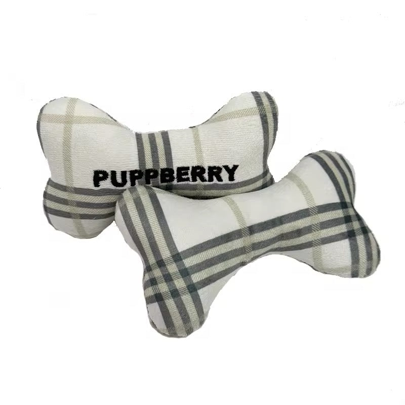 Puppberry Dog Bone Toy | Plush Dog Toy