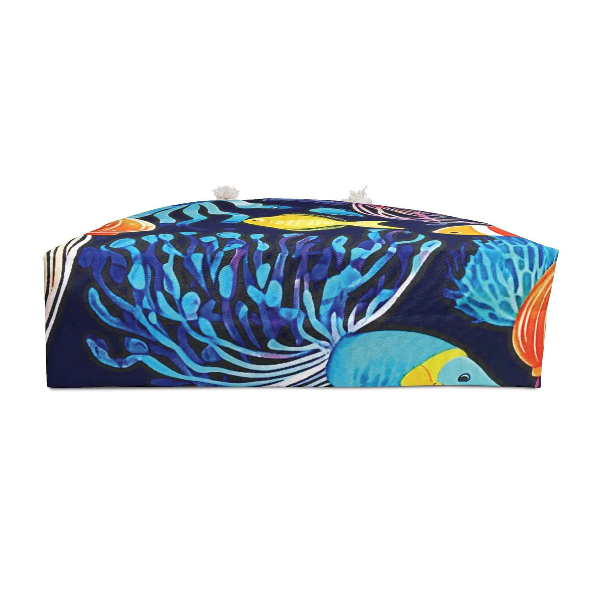 Underwater Tropical Fish Weekender Bag | Ocean Coral Print, Large Tote Bag