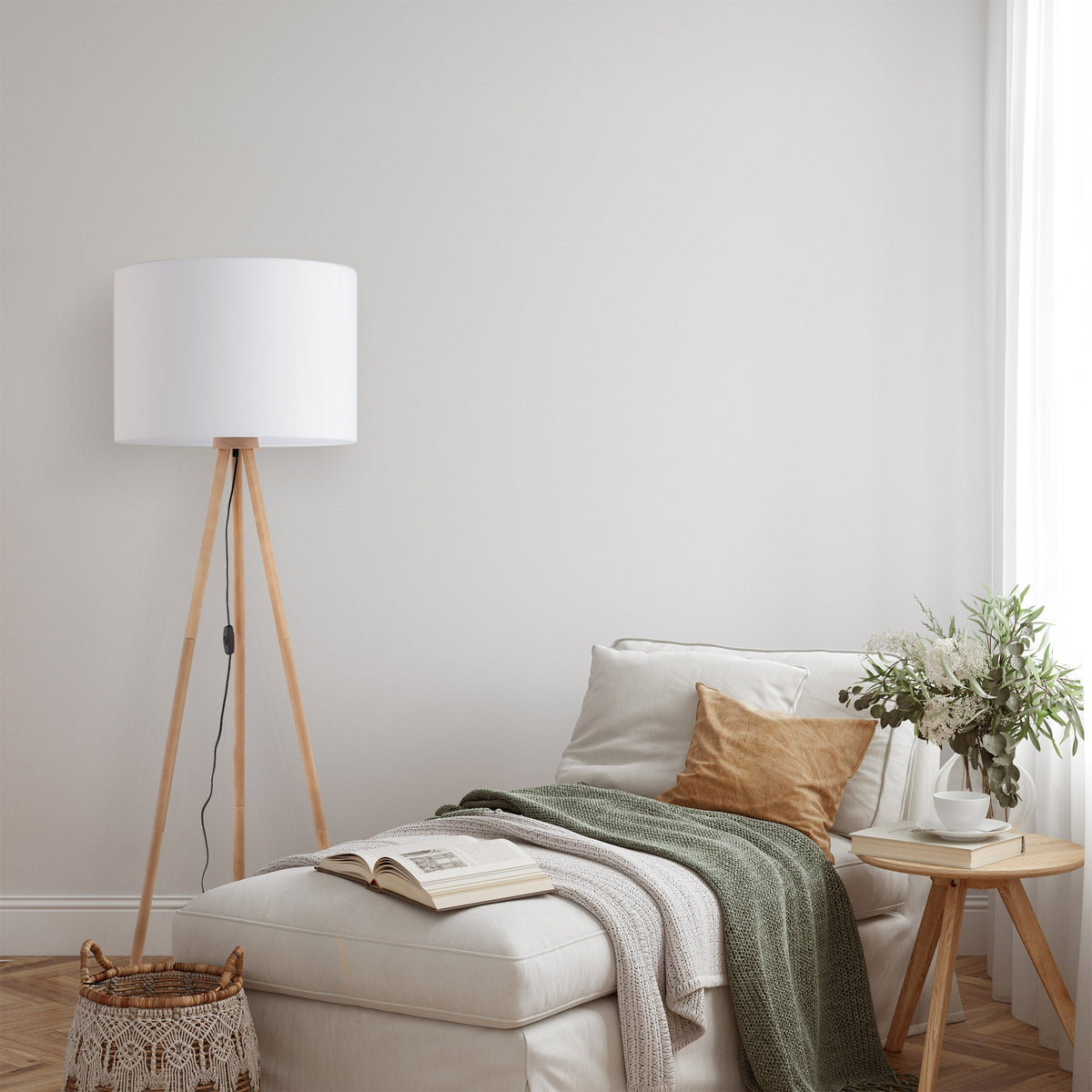 TOKYO Floor Lamp for Living Room, Bedroom & Reading Nook – Scandinavian Minimalist Design (Clearance)