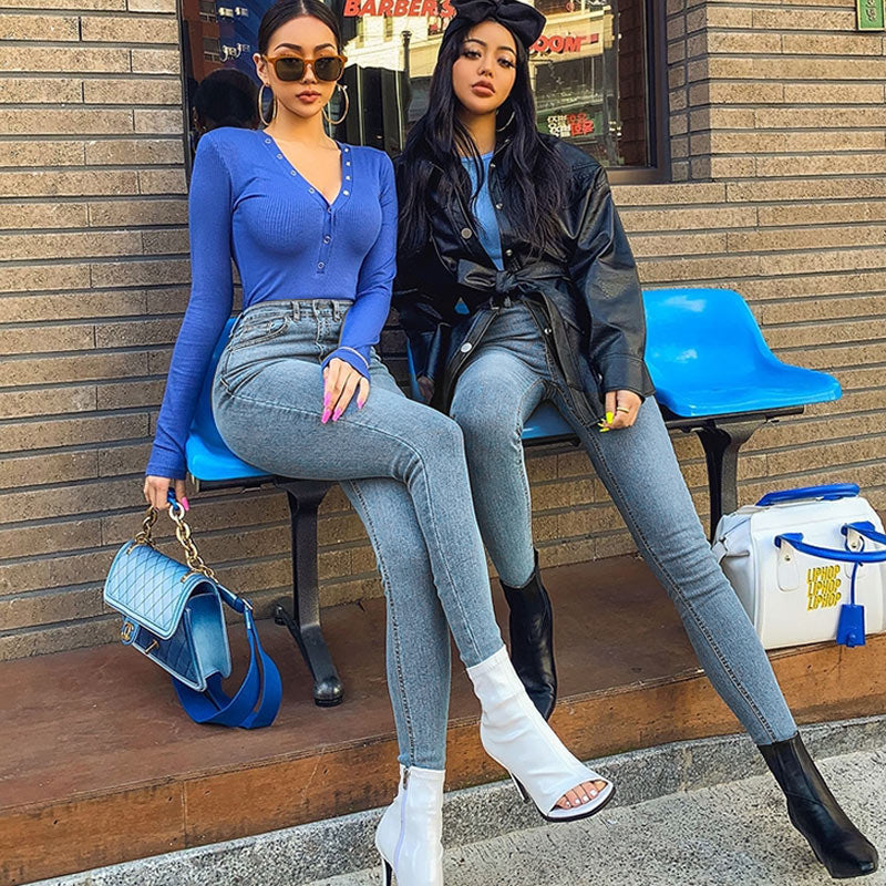 Classic Blue Stretch Jeans