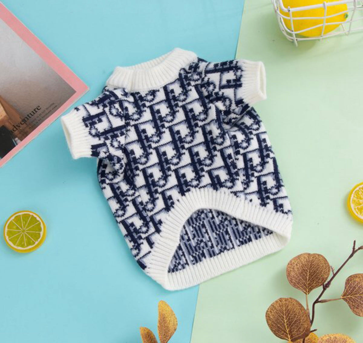 Deorel Classic Knit Dog Sweater | Pullover Top