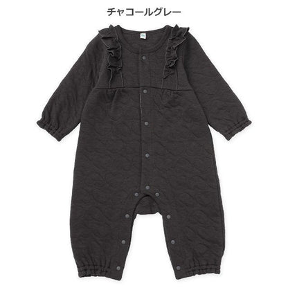 西松屋 ELFINDOLL ニットキルト肩フリル長袖カバーオール 正規品