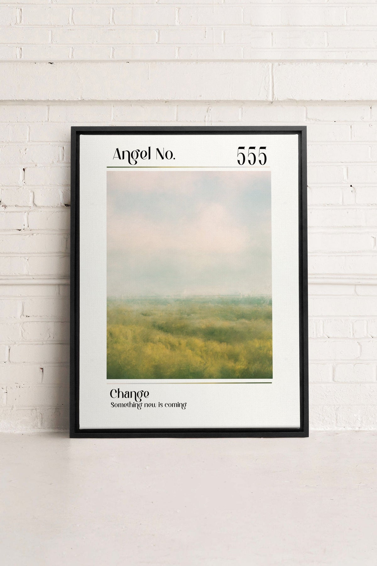 Change, Oeuvre sur toile étirée
