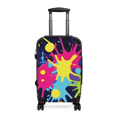 Color Splash Suitcase — Bright Paint Splat Carry-On for Travelers