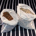 Nut Milk & Produce Bags-Organic Cotton: Set/3