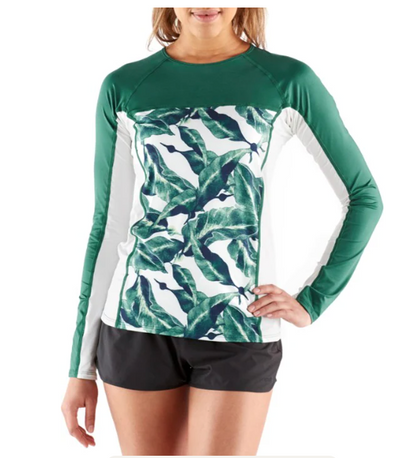 Patagonia Women's Micro Swell Water Friendly Rash Guard & Sun Shirt Size XL