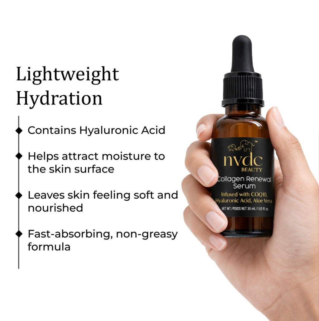 Collagen Face Serum with Tetrapeptide-7 for Anti Aging & Smooth Skin