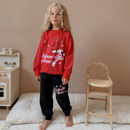 Ballerine Mouse Girls Jogger Set