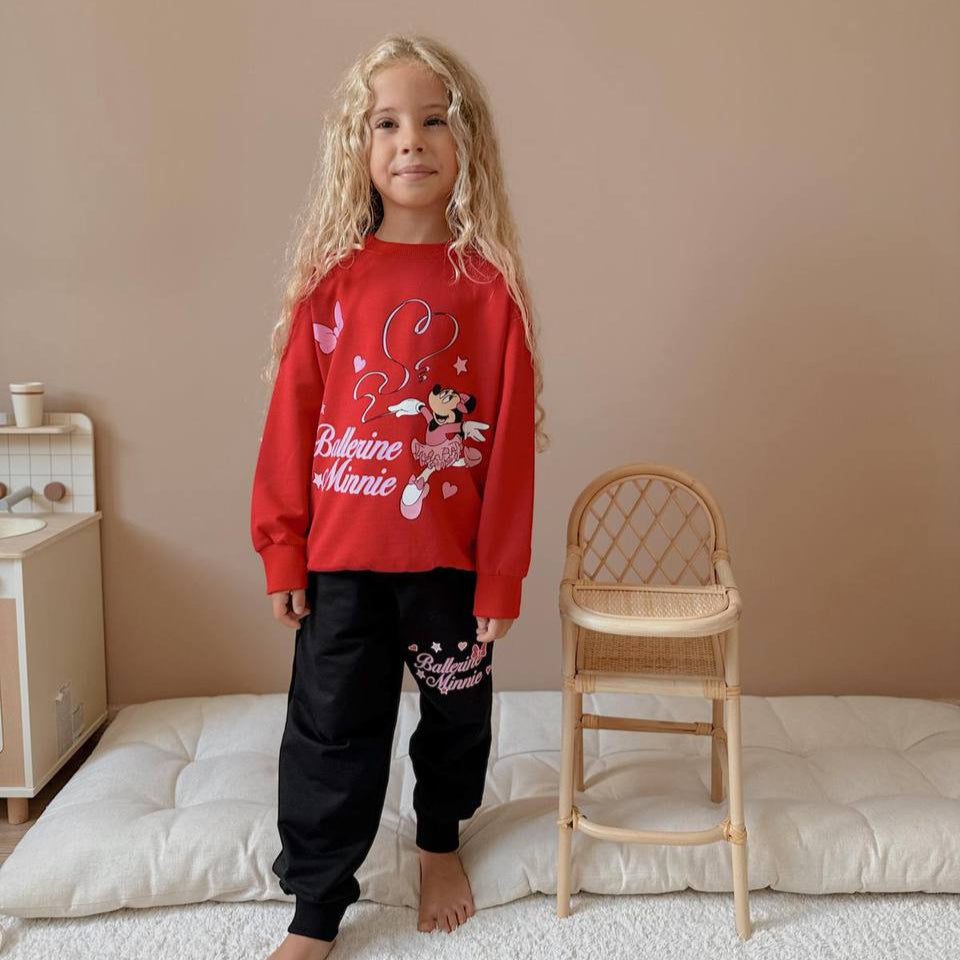 Ballerine Mouse Girls Jogger Set